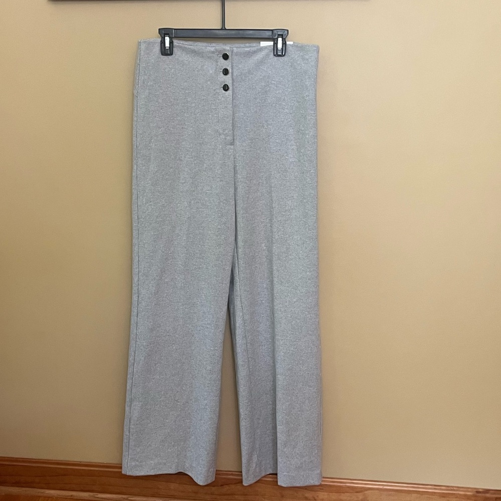 High Waisted Grey Trousers
